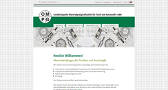 Desktop Screenshot of ompg.de
